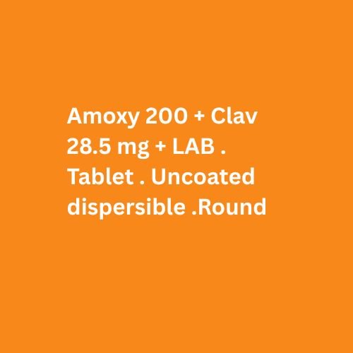 AMOXY 200 CLAV 28.5 mg Dispersible Tablets