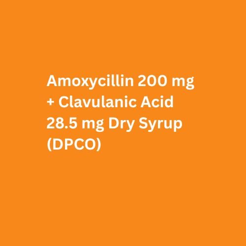 Amoxycillin 200 mg + Clavulanic Acid 28.5 mg Dry Syrup (DPCO)