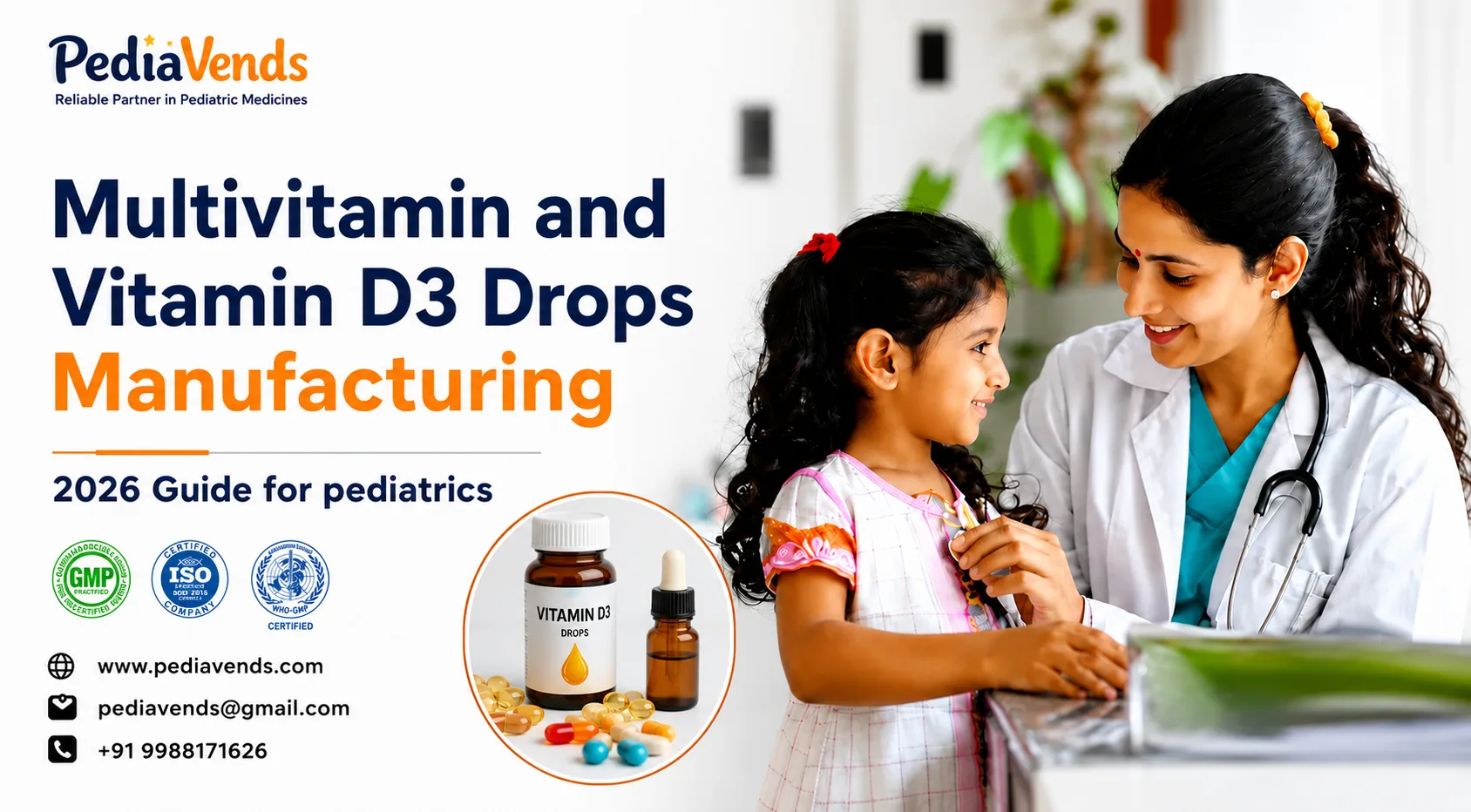 Vitamin D3 Pediatric Drops for Babies 2026 Manufacturing Guide
